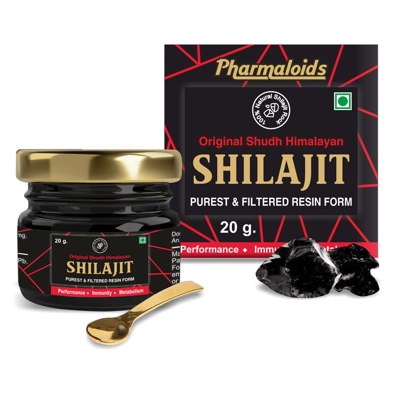 Himalayan Pure Shilajit Resin for Stamina Boosts & Endurance 20g