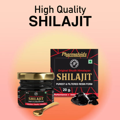 Himalayan Pure Shilajit Resin for Stamina Boosts & Endurance 20g