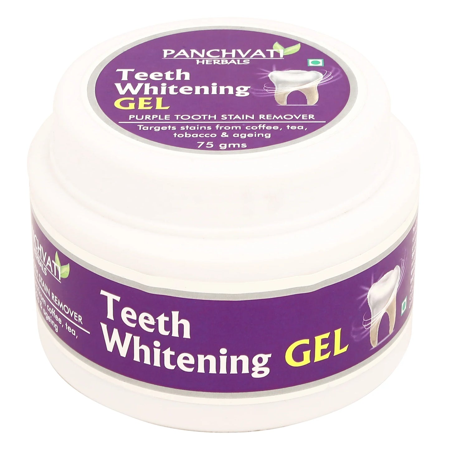 Purple Teeth Whitening Gel with Natural Ingredients 2Pcs