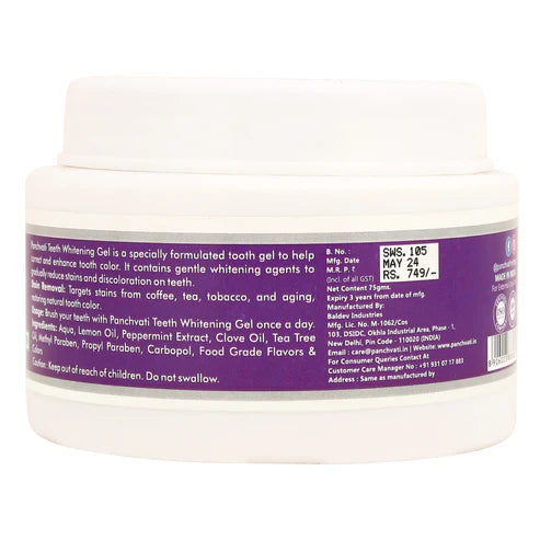 Purple Teeth Whitening Gel with Natural Ingredients