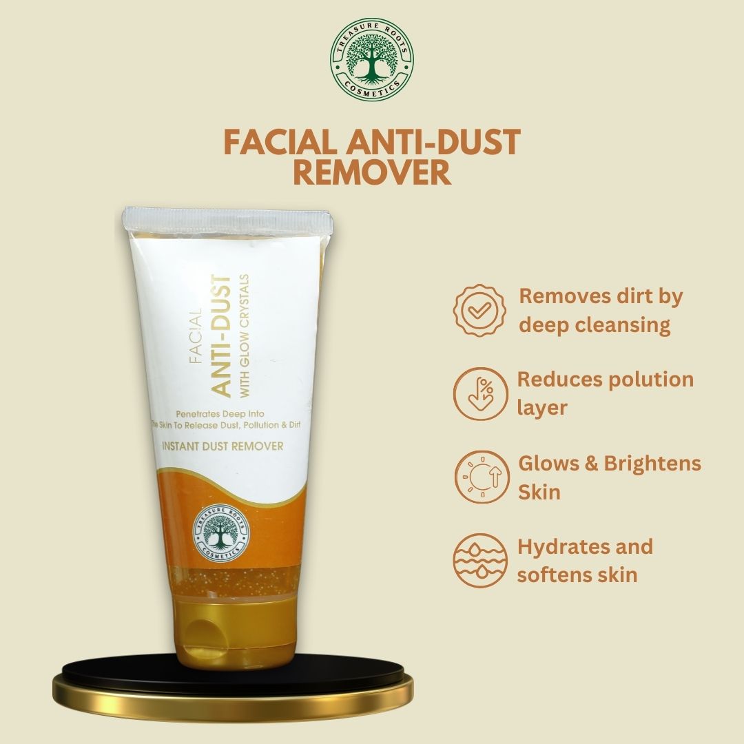 Facial Anti-Dust Remover with Glow Crystals