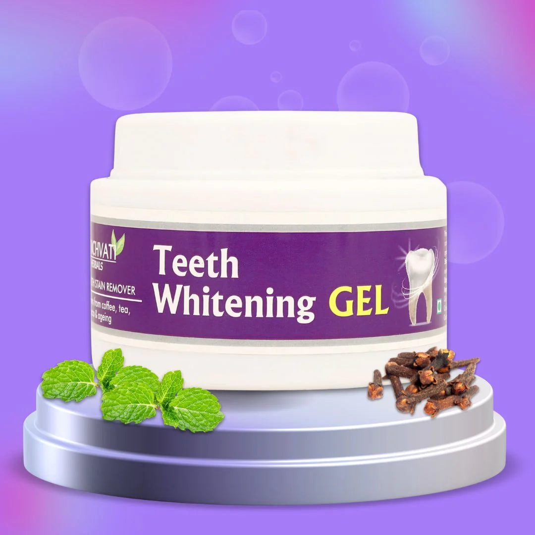 Purple Teeth Whitening Gel with Natural Ingredients 2Pcs